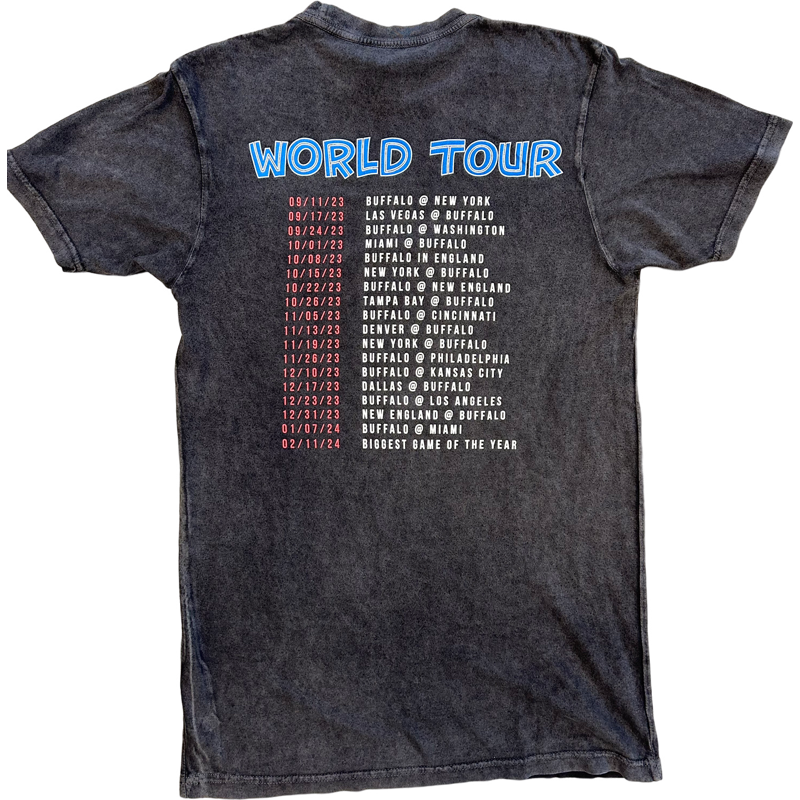World Tour SS Tee in Black