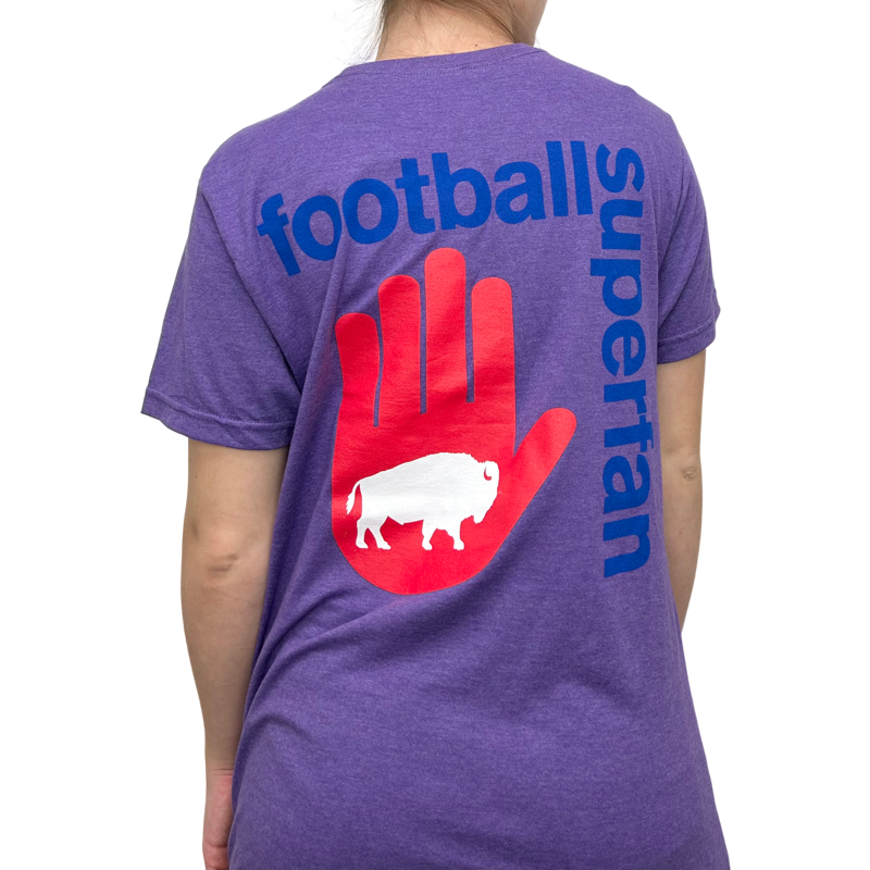 Super Fans SS Tee in Purple Rush