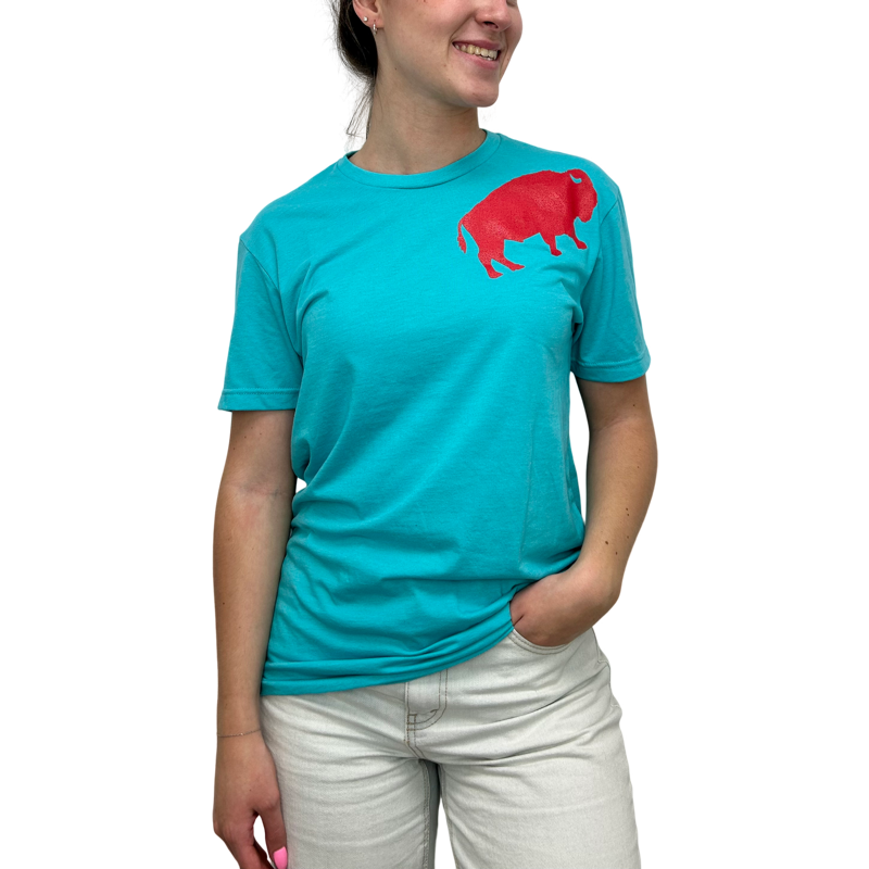 Super Fans SS Tee in Tahiti Blue