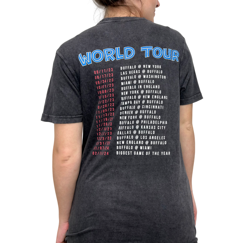 World Tour SS Tee in Black