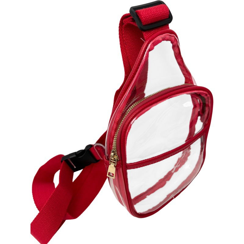 Stadium Sling Bag in Red