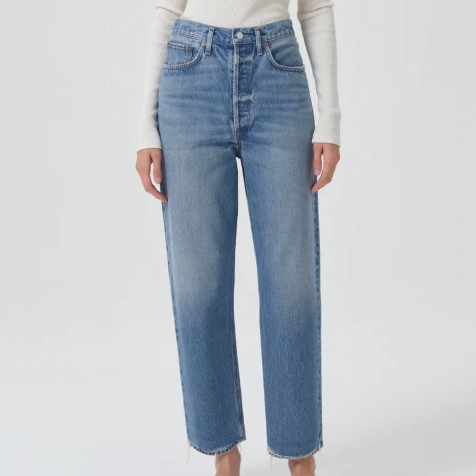 90's Crop Mid Rise Straight in Bound