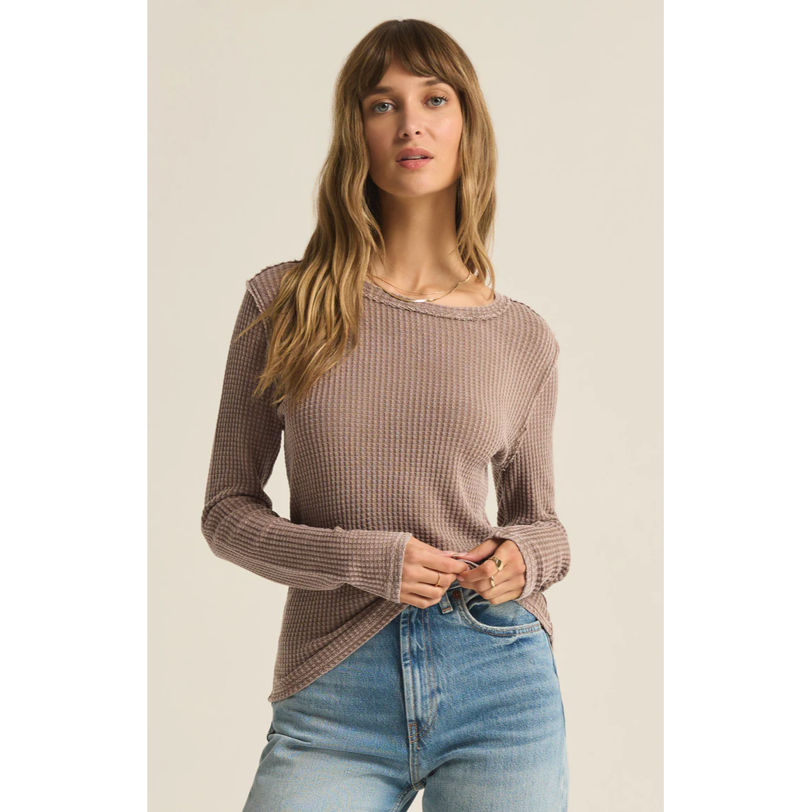 Arlet Thermal Top in Milkshake