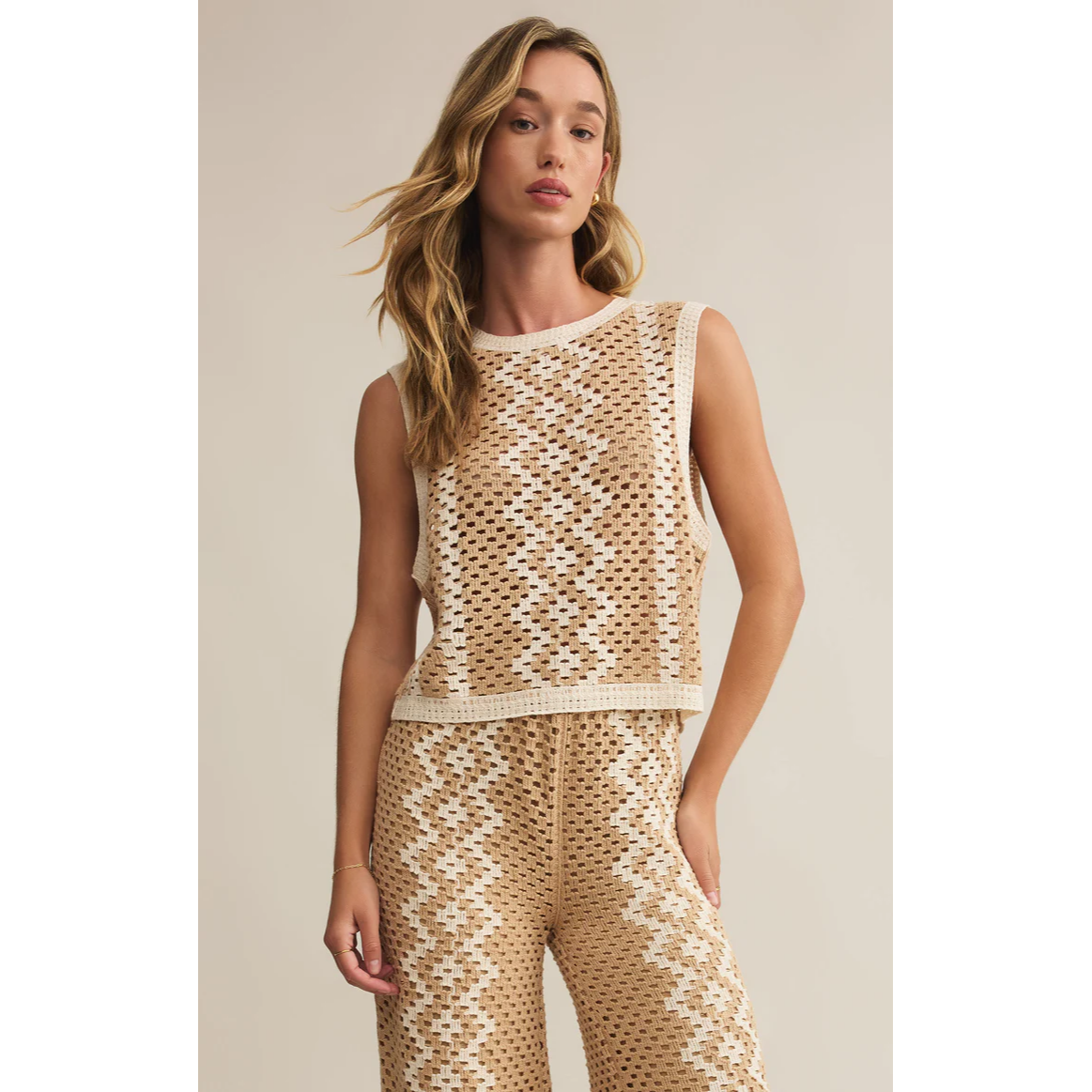 Oasis Crochet Top in Natural