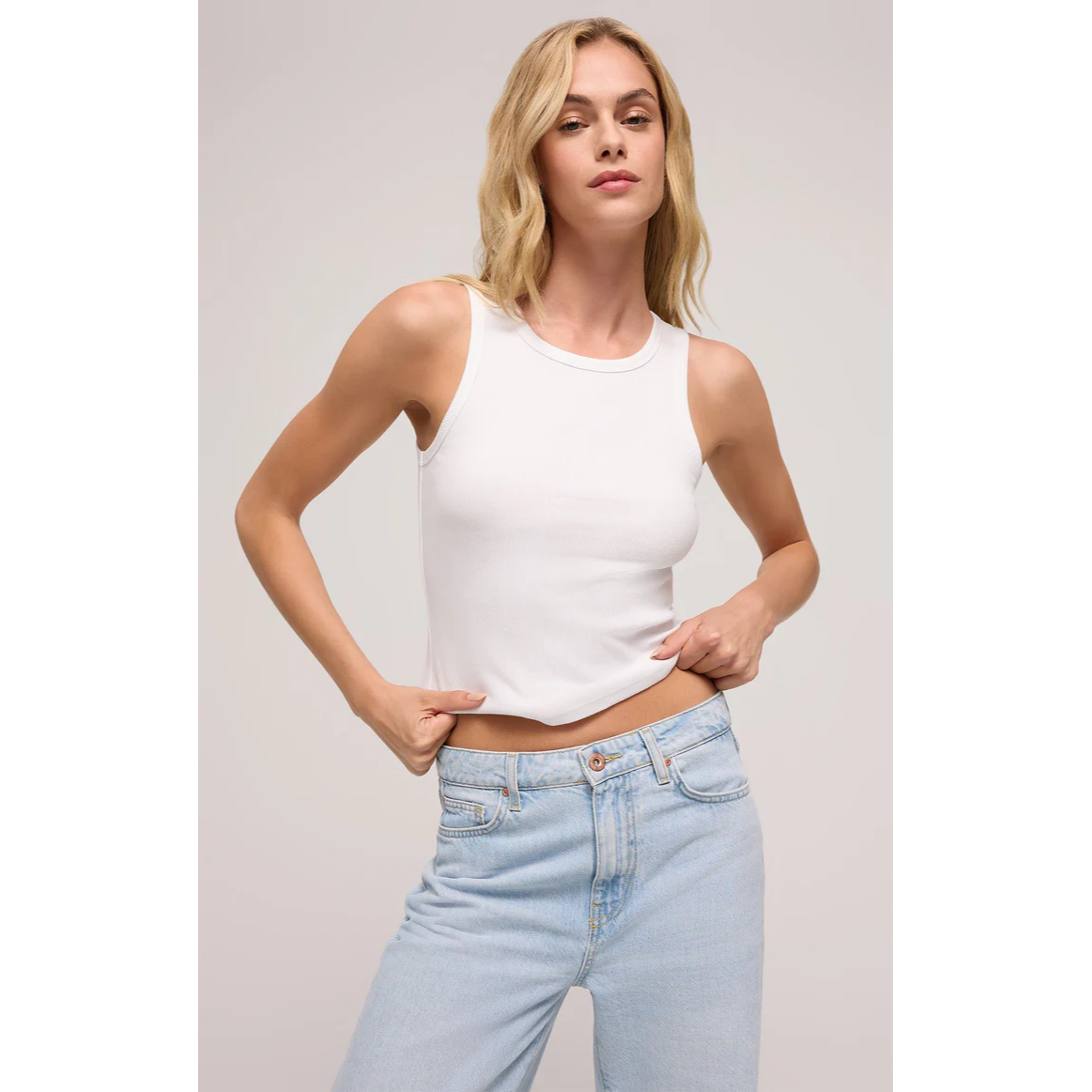 Hadley Tank in White