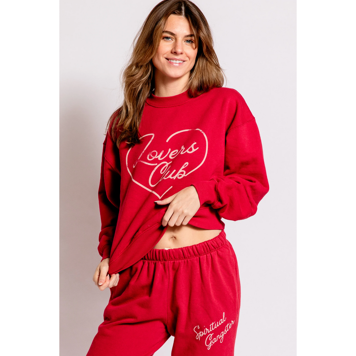 Lovers Club Crew in Red