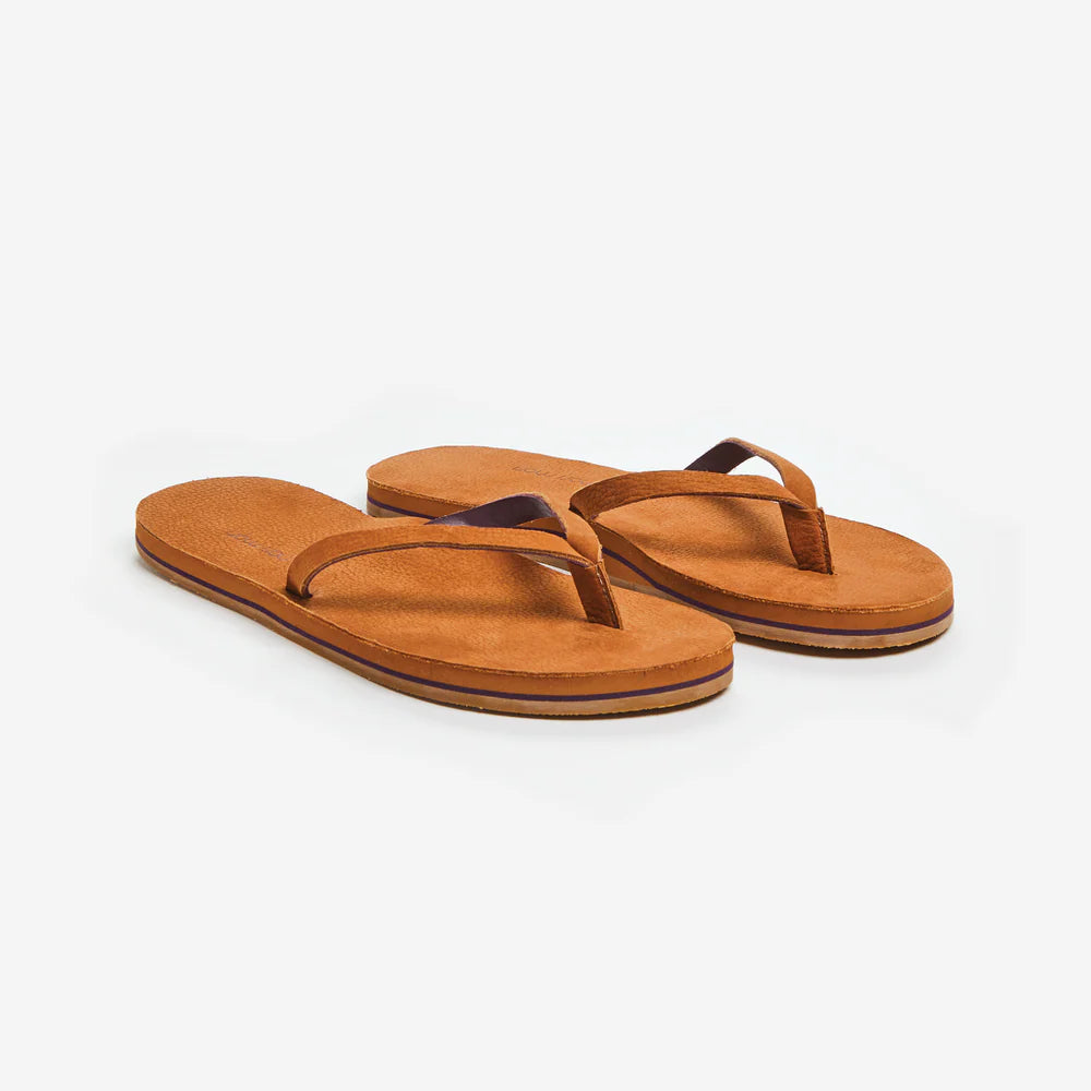Meadows Flip Flops in Tobacco