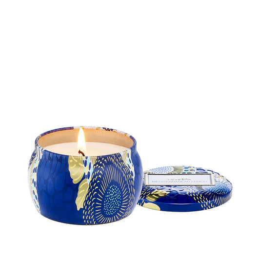 Mediterranean Lemon mini tin candle