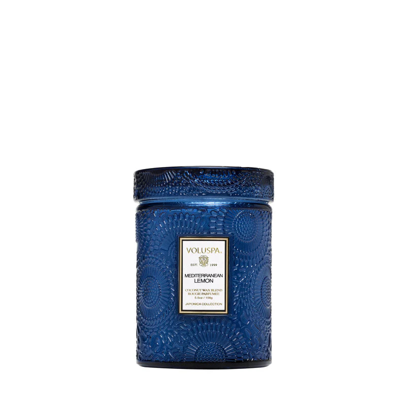 Mediterranean Lemon small glass jar