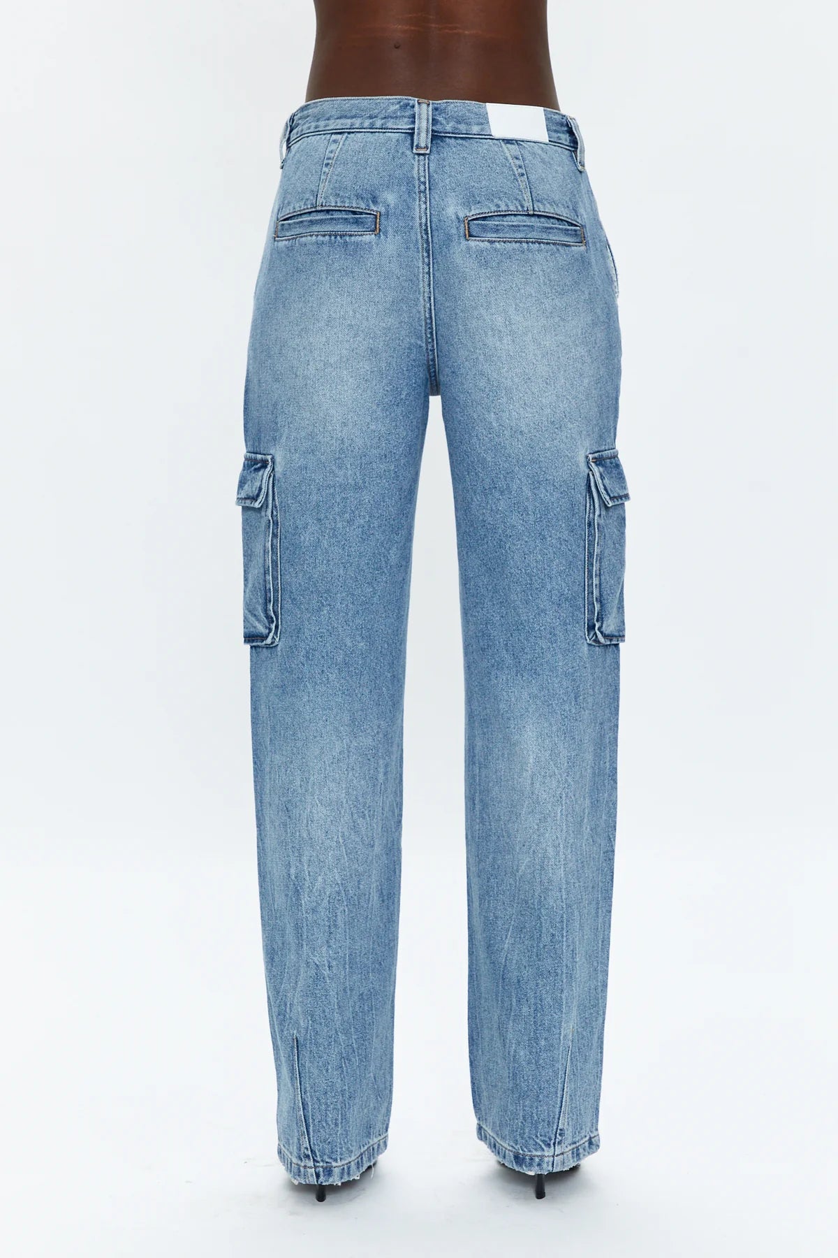 Bobbie Cargo Mid Rise Vintage Straight in Regent