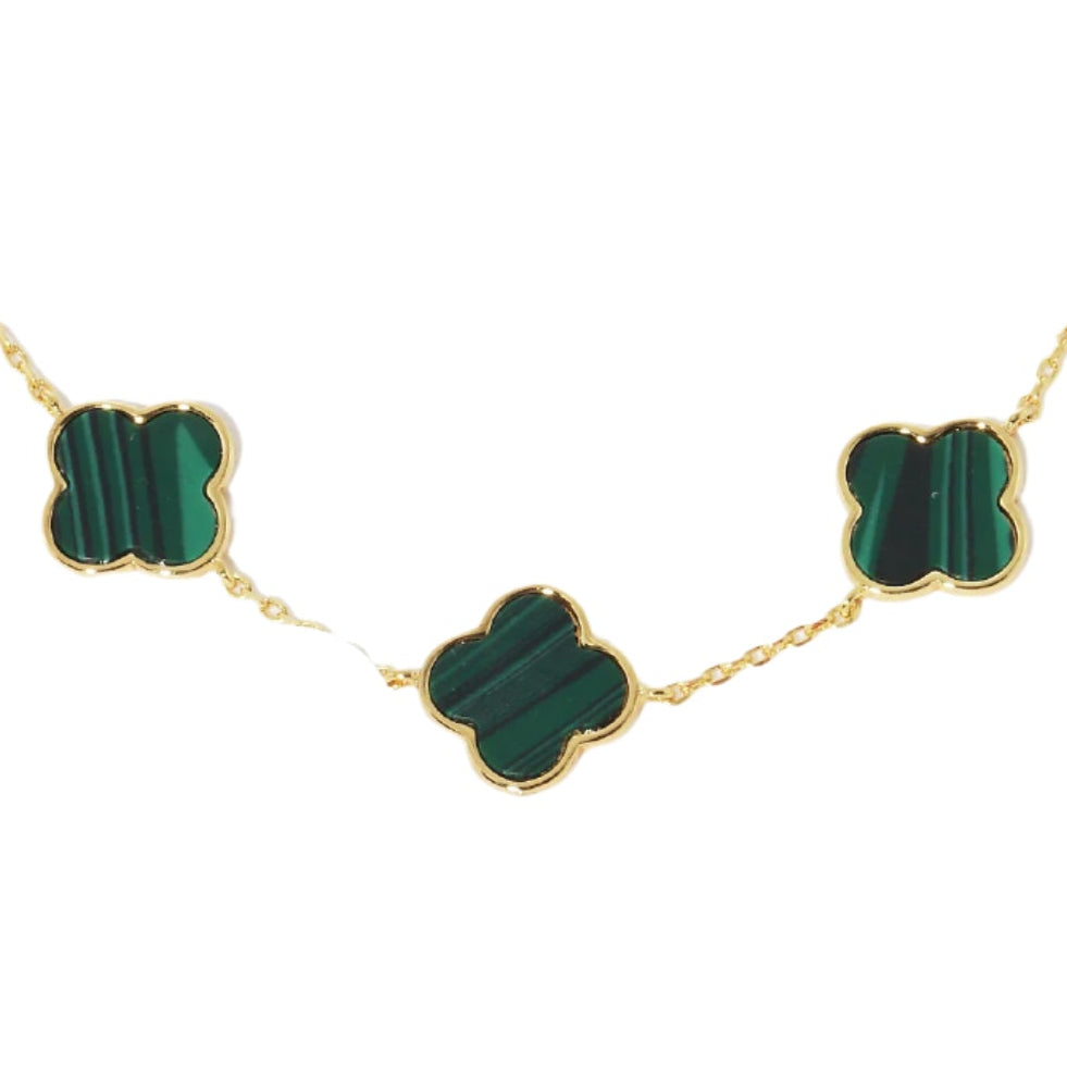 Triple Alahambra Bracelet in Green