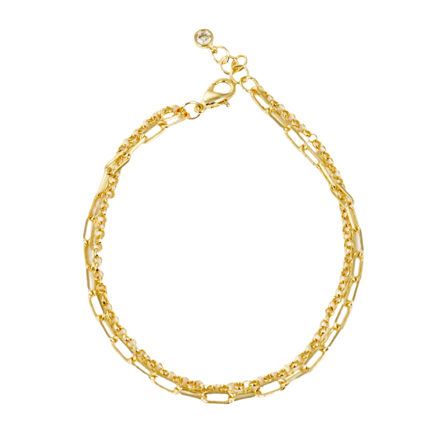 Layered Chain Link Bracelet