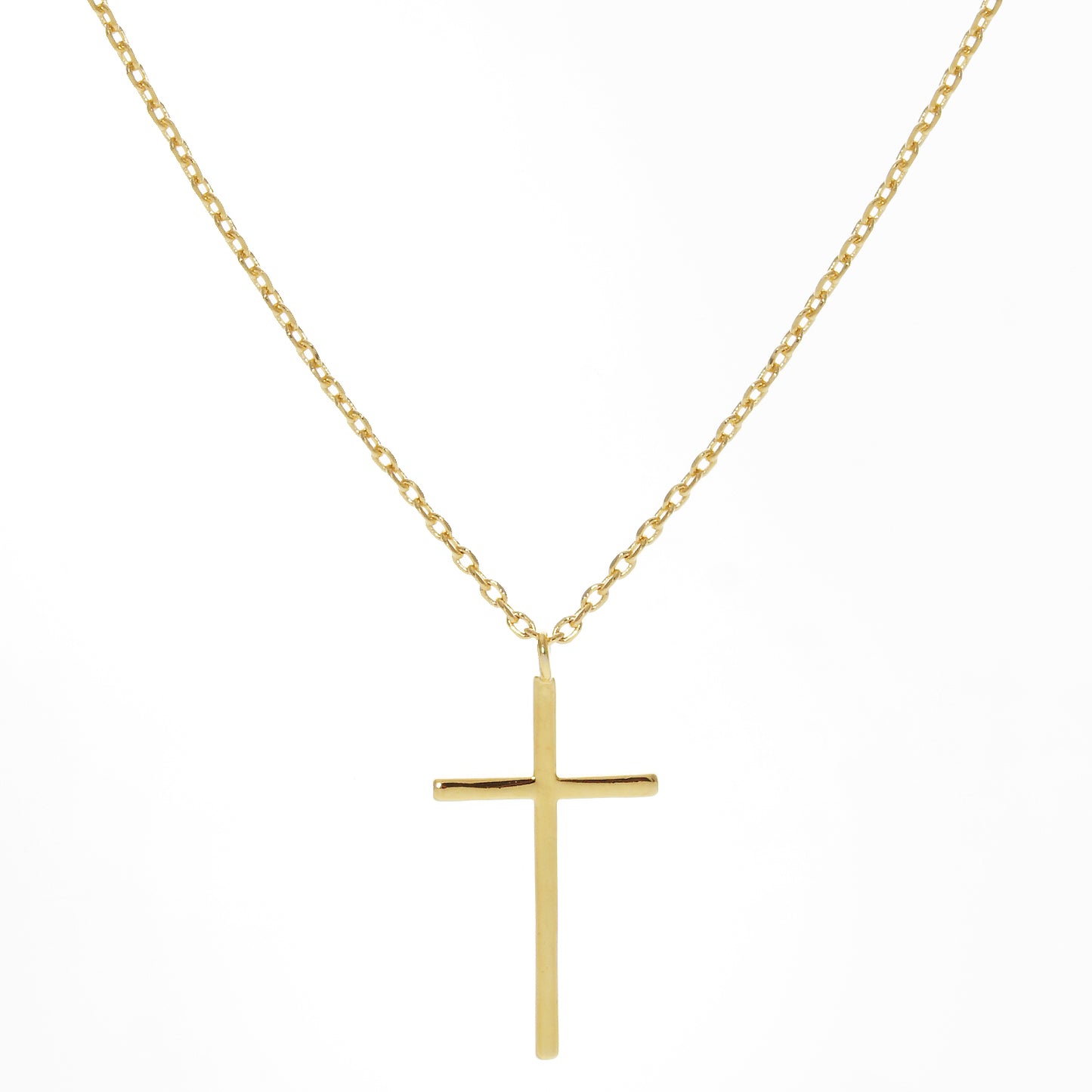 Cross Necklace Gold