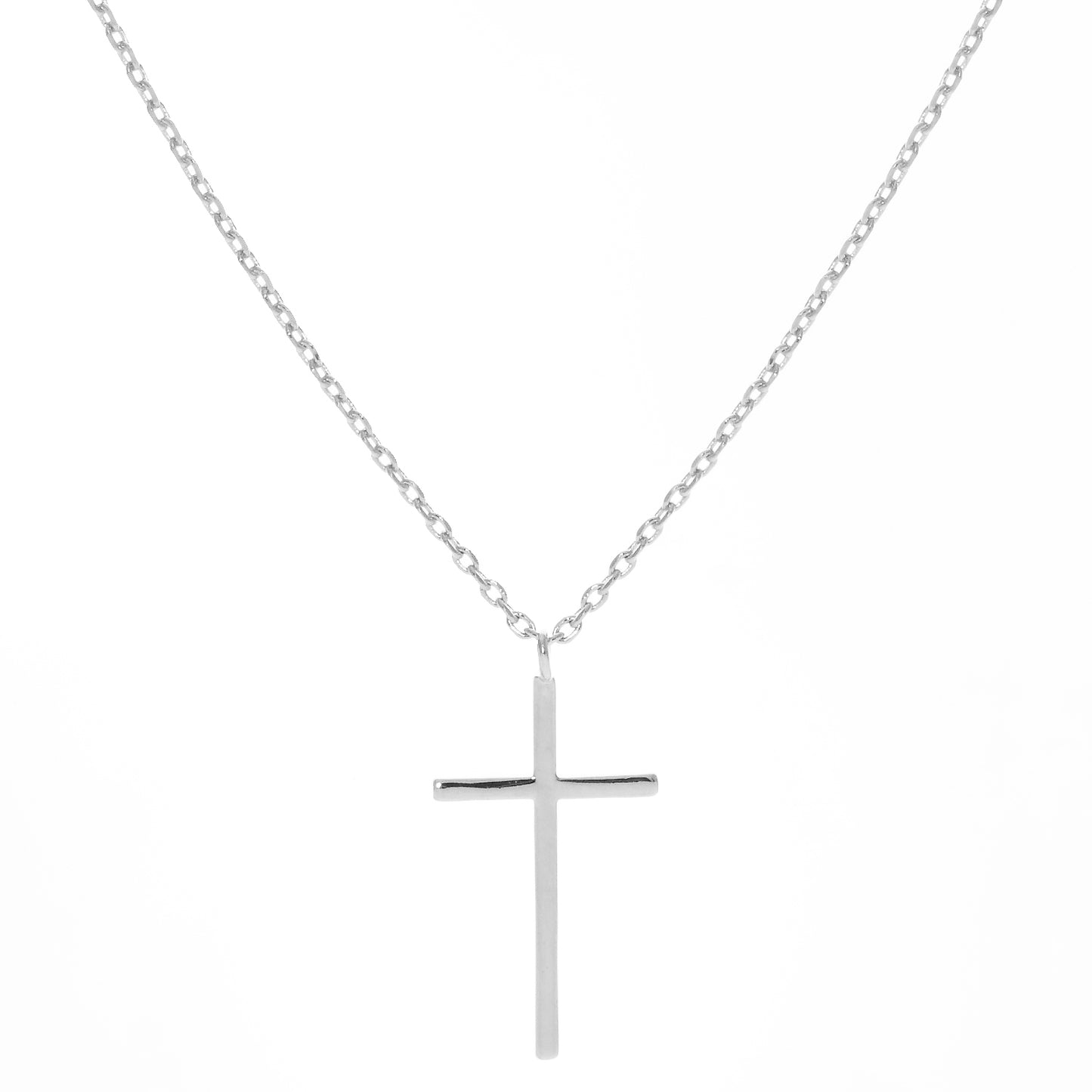 Cross Necklace Silver