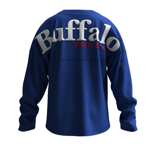 Youth L/s Buffalo Top in Royal