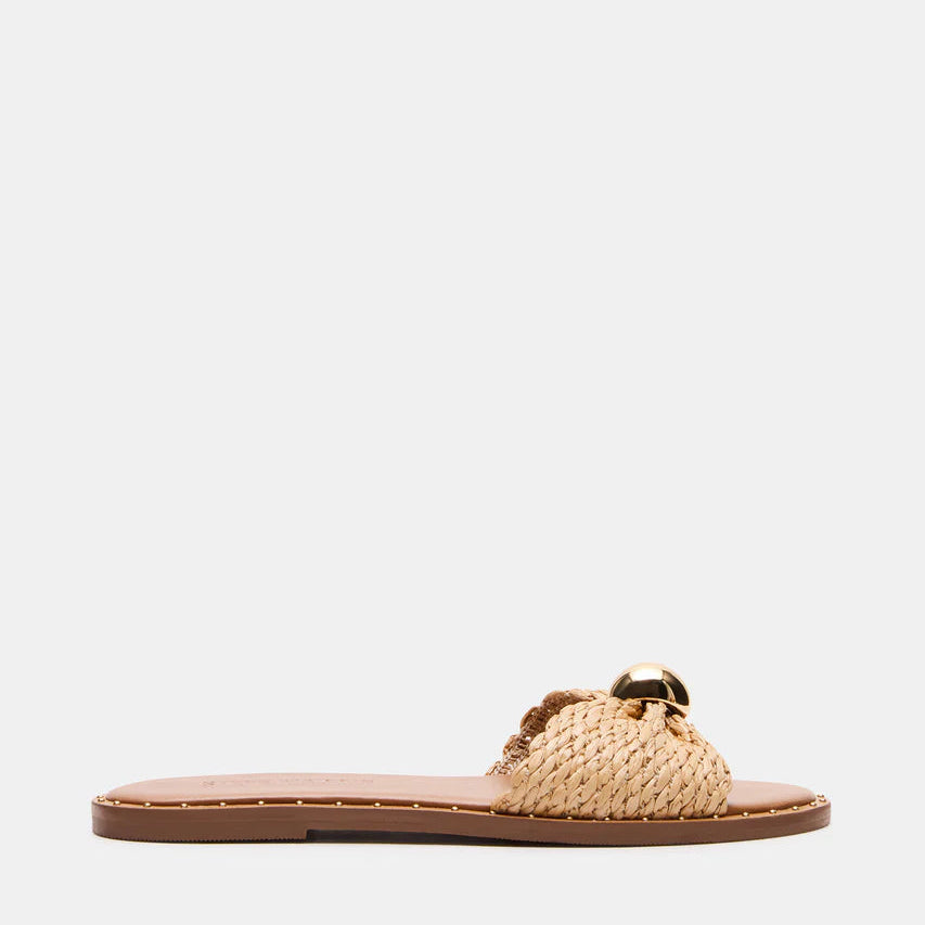 Dipsy Sandal in Natural Raffia