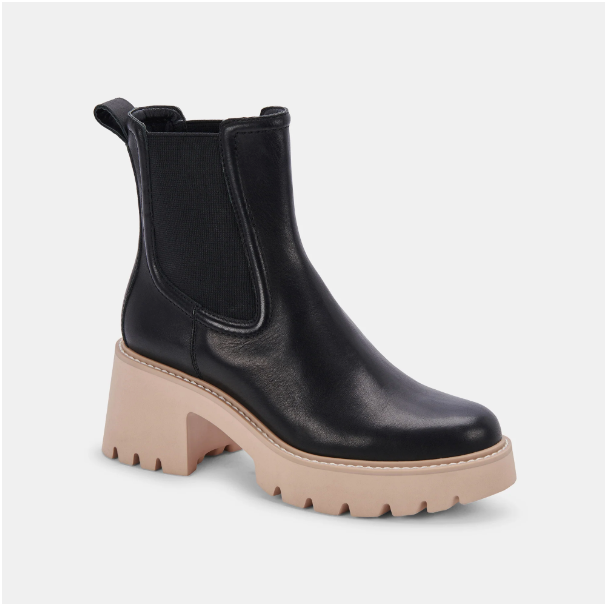 Hawk H20 Black Leather Boot