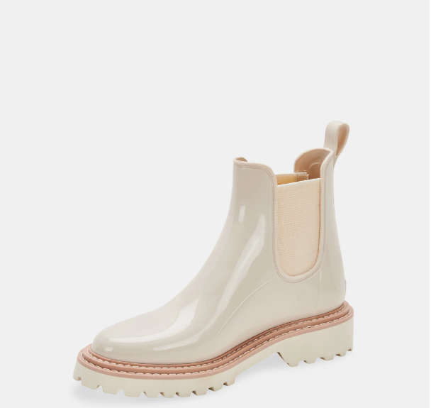 Stormy Rain Boot Ivory