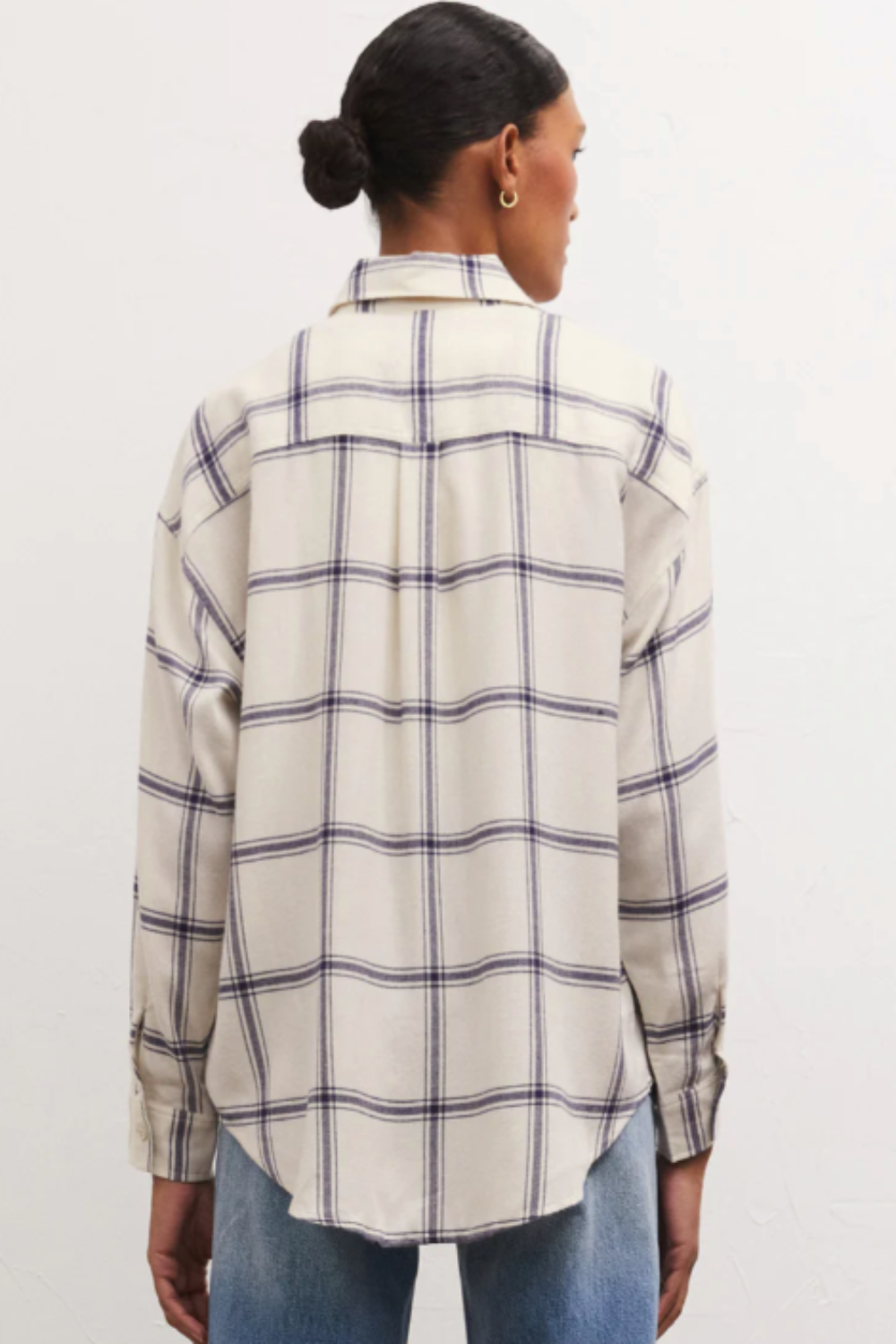 River Plaid Button Up in Inca