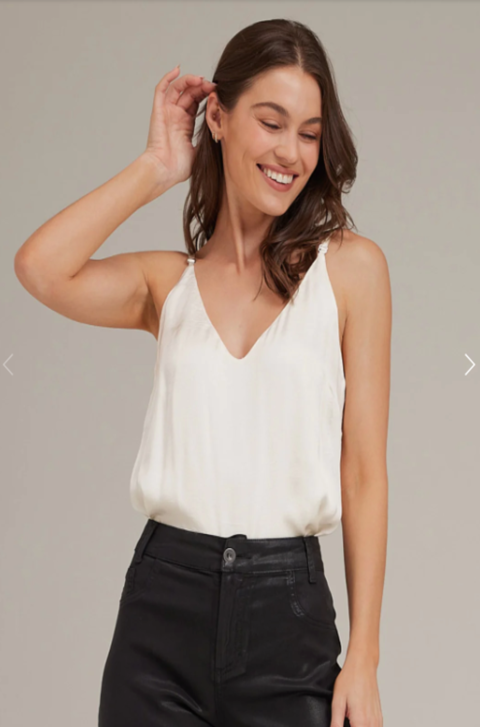 V-Neck Cami Ivory