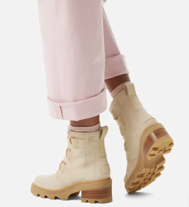 Joan Now Lace Cozy Boot Bleached Ceramic