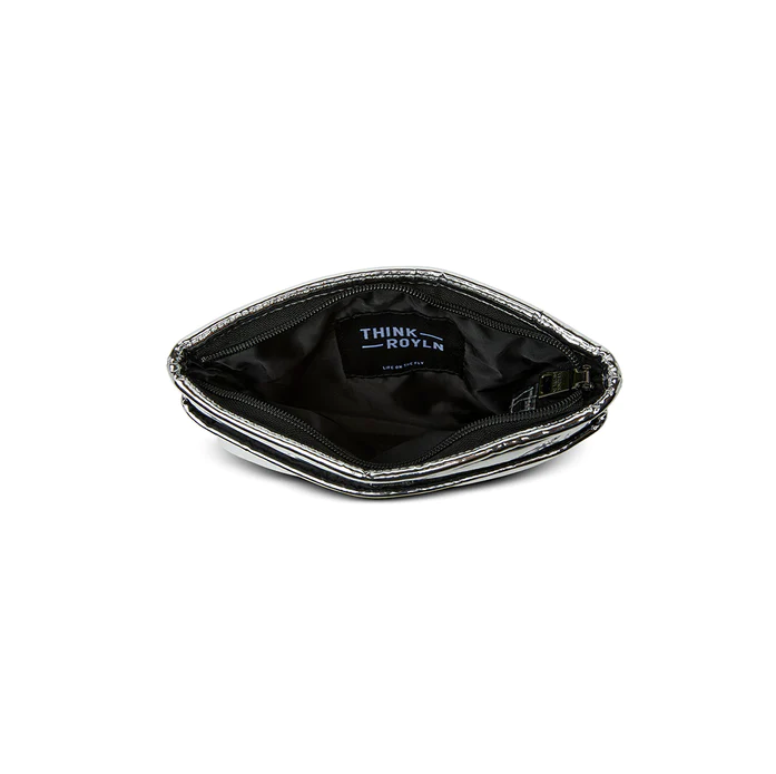 Bum Bag in Silver Mirror
