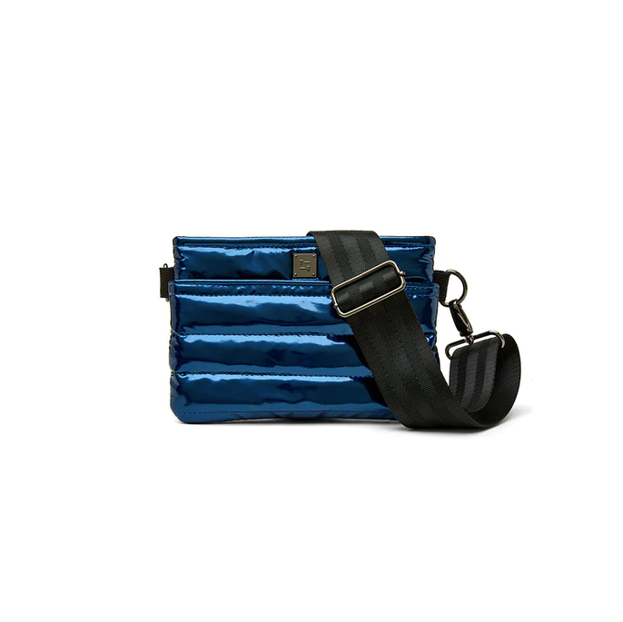Bum Bag in Navy Patent