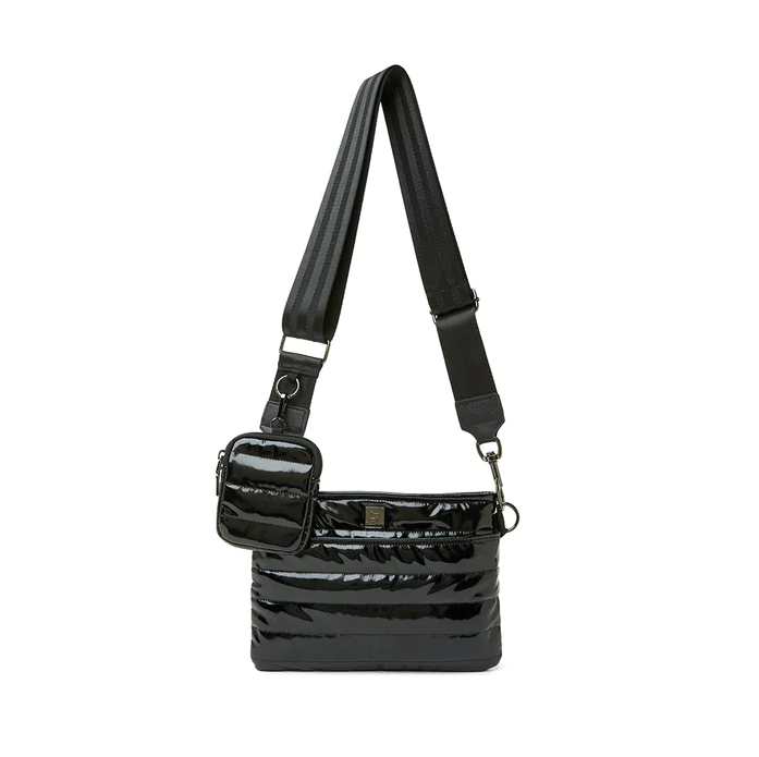 Downtown Crossbody Black Patent