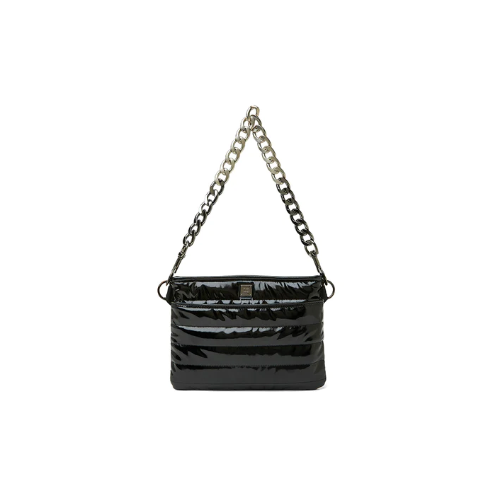 Downtown Crossbody Black Patent