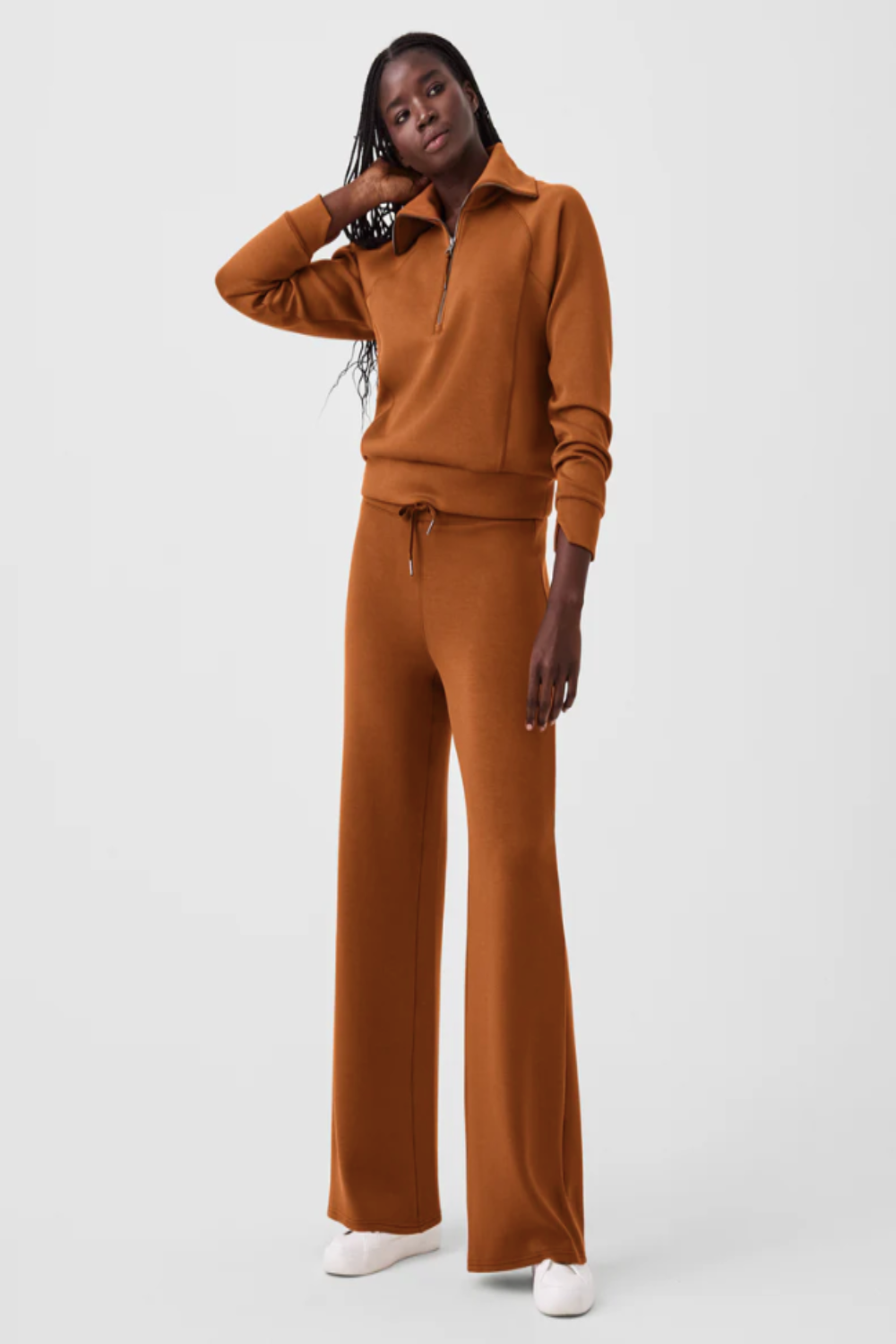 Air Essentials Wide Leg Pant Butterscotch