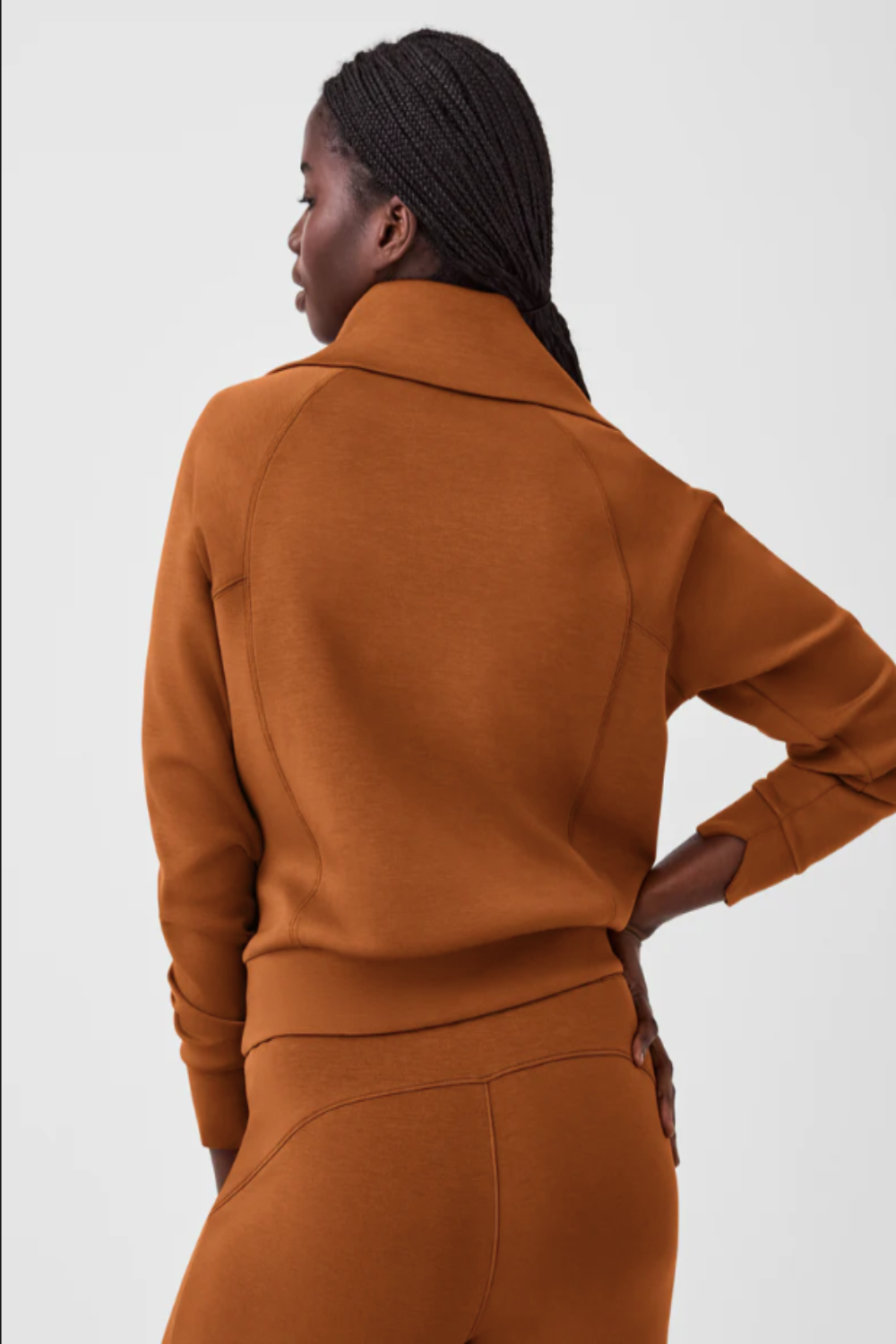 Air Essentials Half Zip Butter Scotch