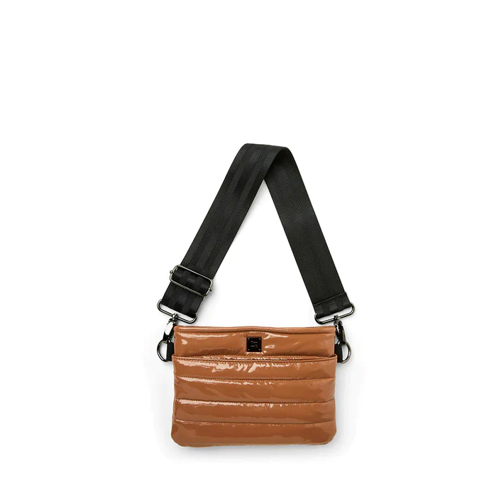 Bum Bag in Dark Nude Patent