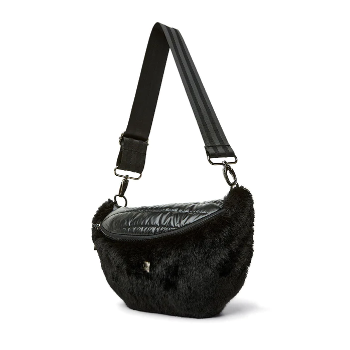 Mood Swing in Black Faux Fur