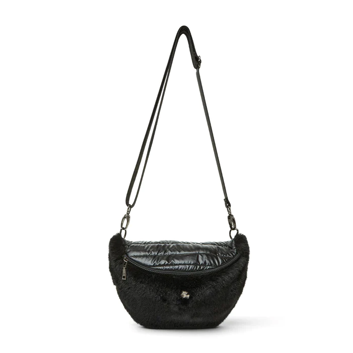 Mood Swing in Black Faux Fur