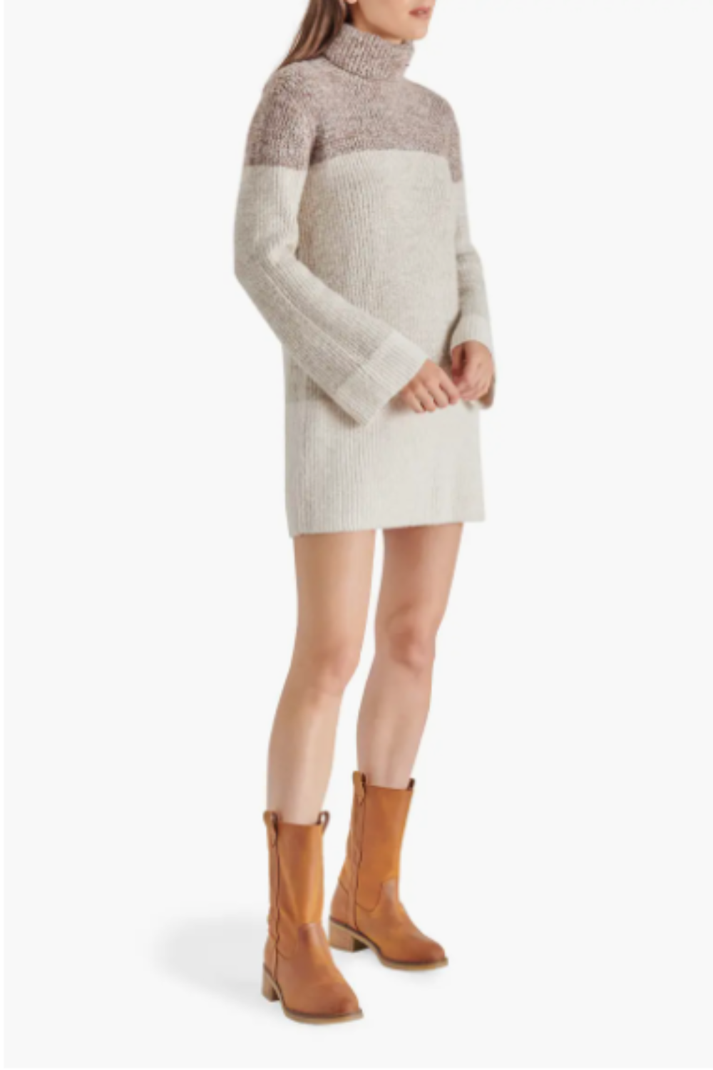 Meghan Sweater Dress in Oatmeal