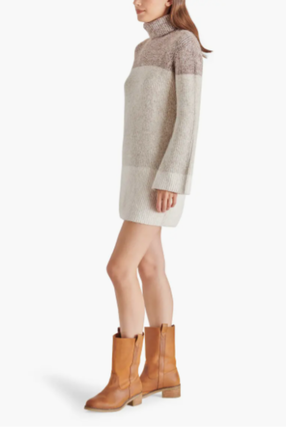 Meghan Sweater Dress in Oatmeal