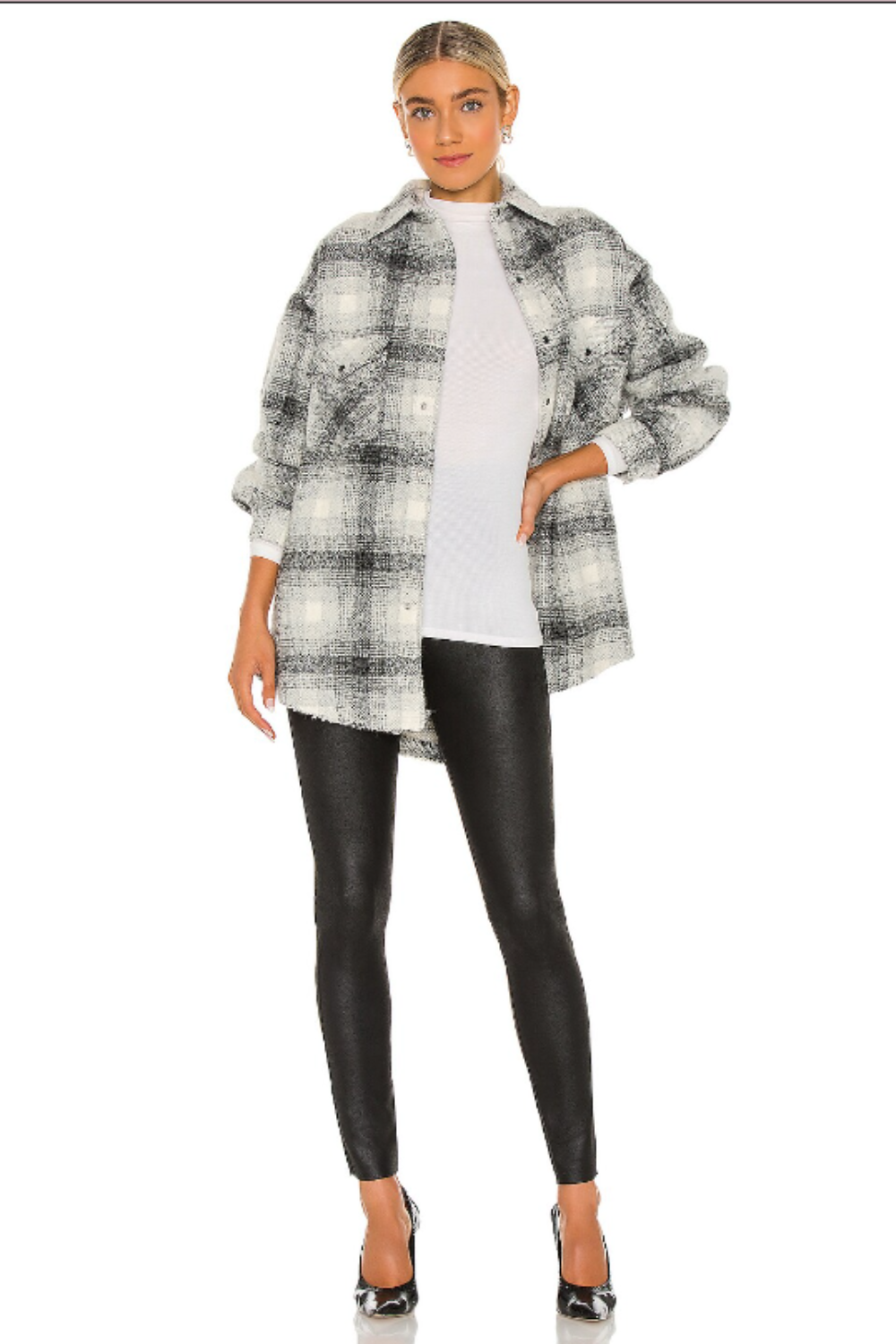 Faux Suede Legging Black