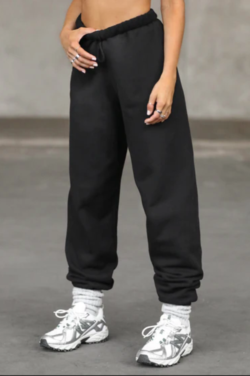 Oversize Jogger in Black