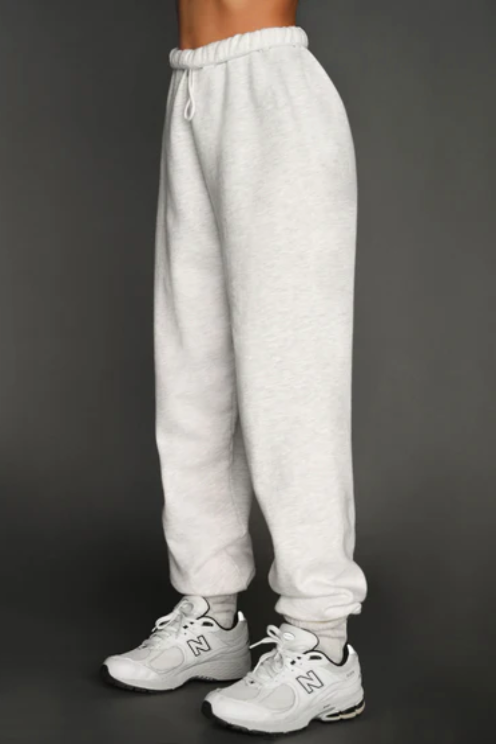 Oversized Jogger in Pearl Grey