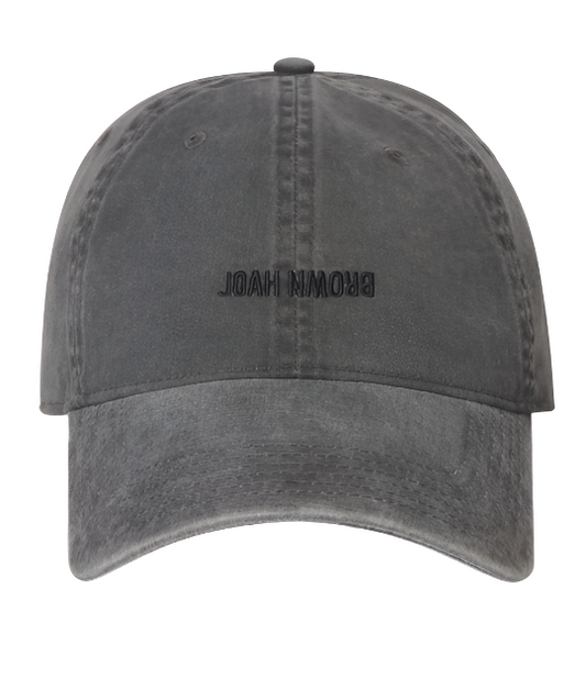 The Official Cap in Washed Black