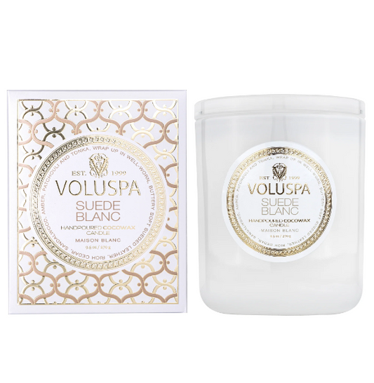 Suede Blanc Classic Candle