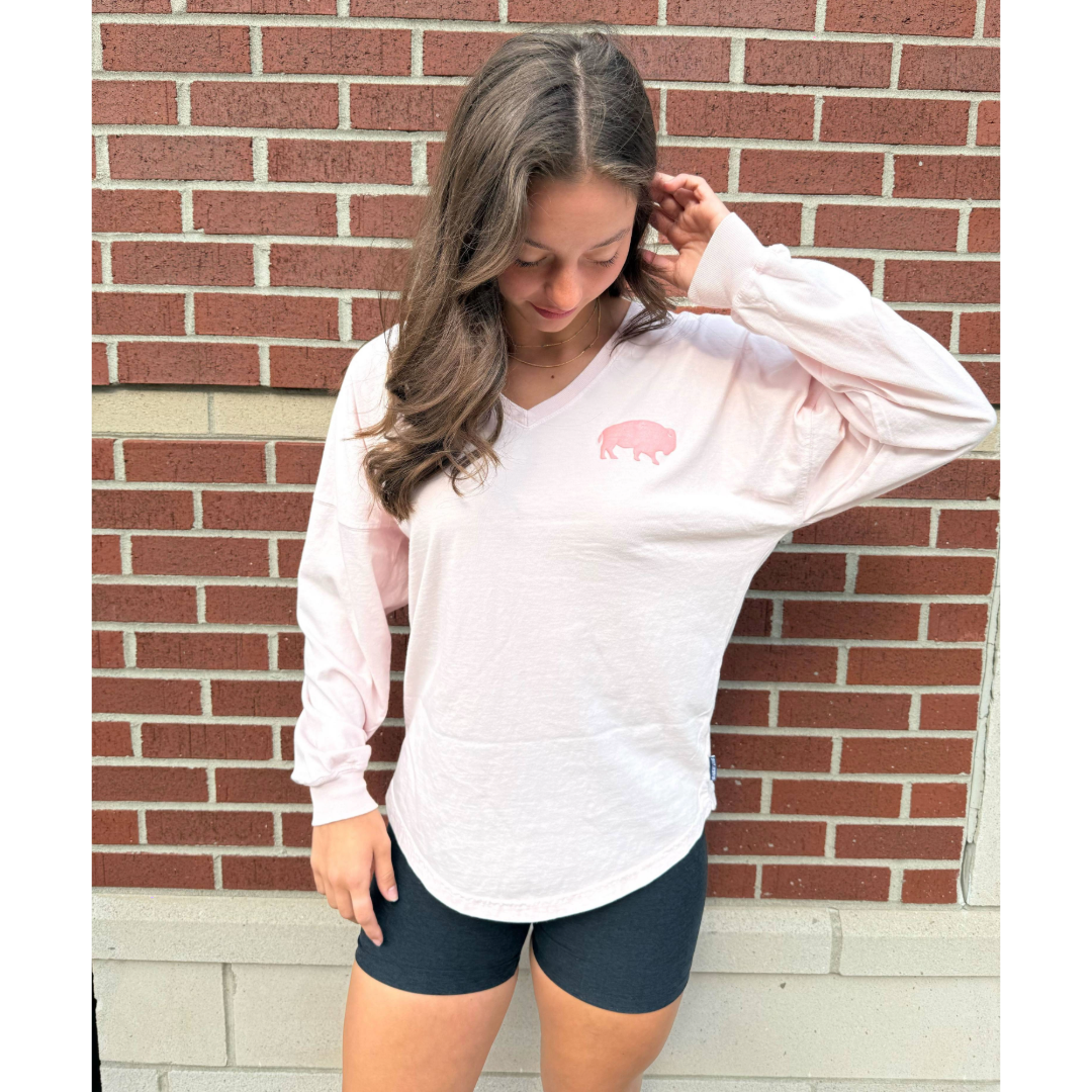 Long Sleeve Pink Buffalo Ny crew