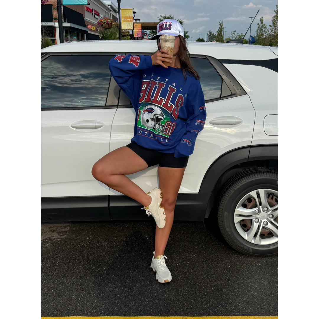 Bills Big Logo Oversized Crew