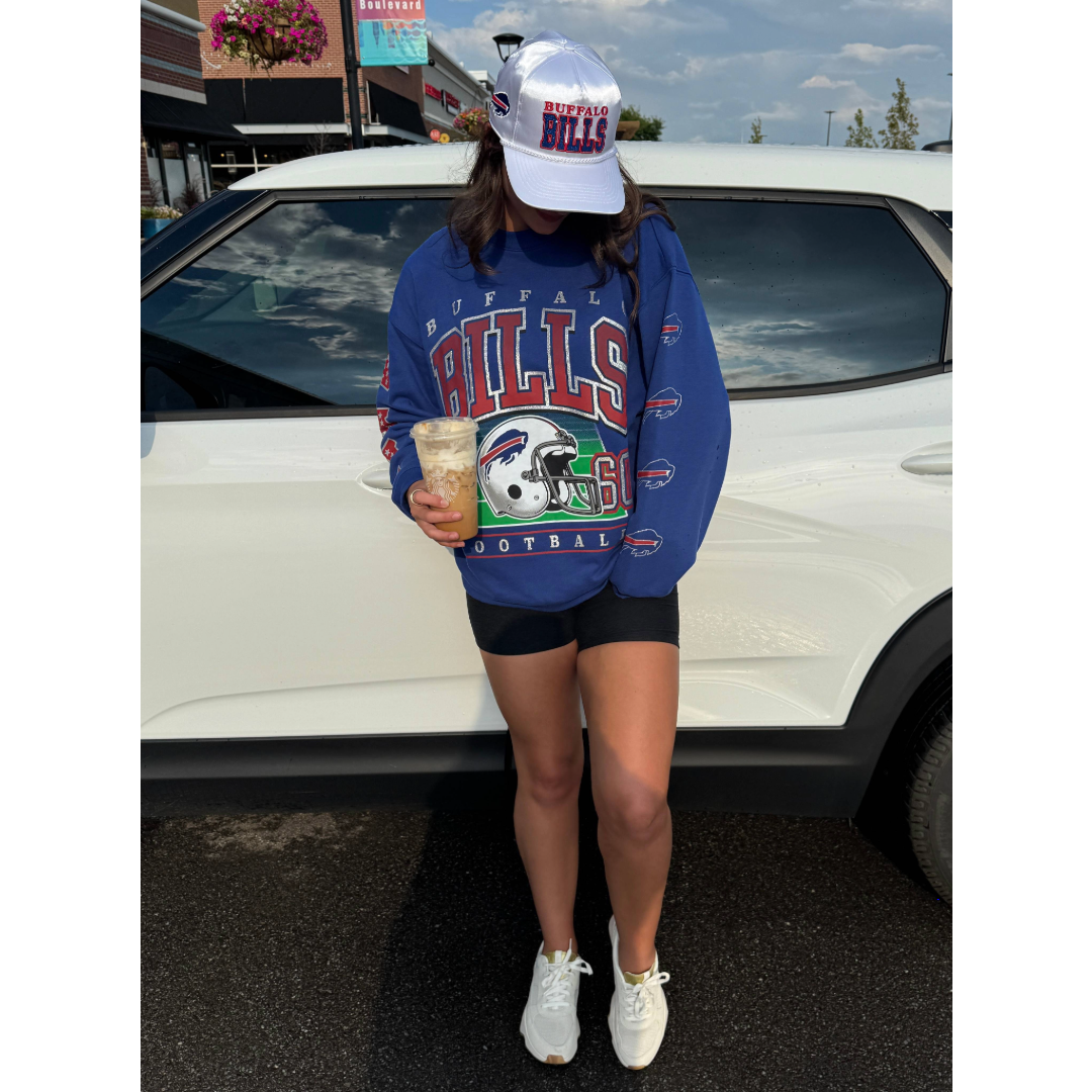 Bills Big Logo Oversized Crew