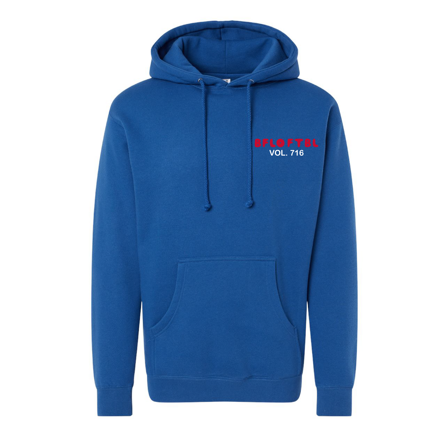 Bflo Puff Print Hoodie in Royal