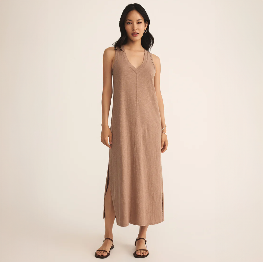 Palisades Mini Dress in Iced Coffee