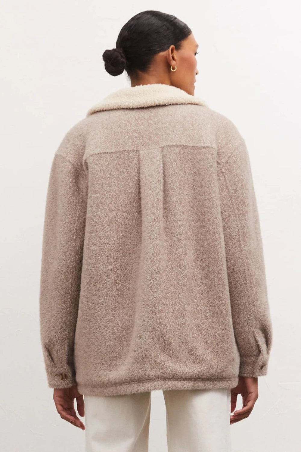Jordan Jacket in Heather Latte