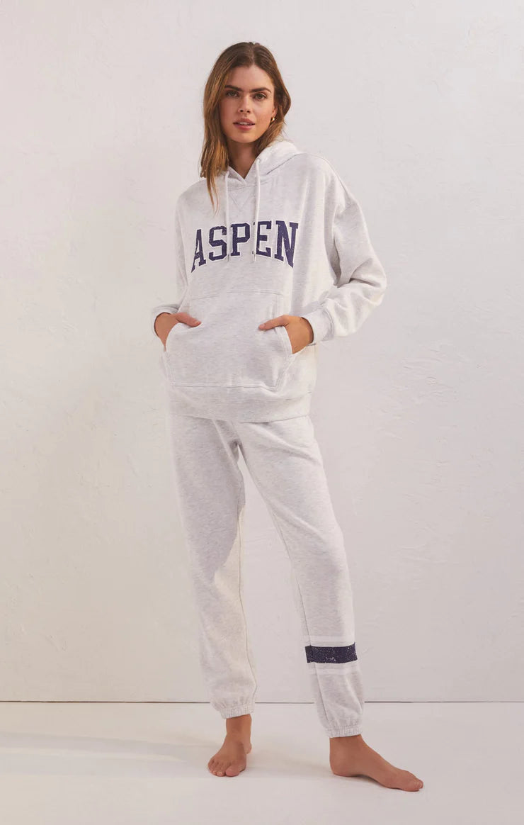 Oversized Aspen Hoodie Light Heather Grey