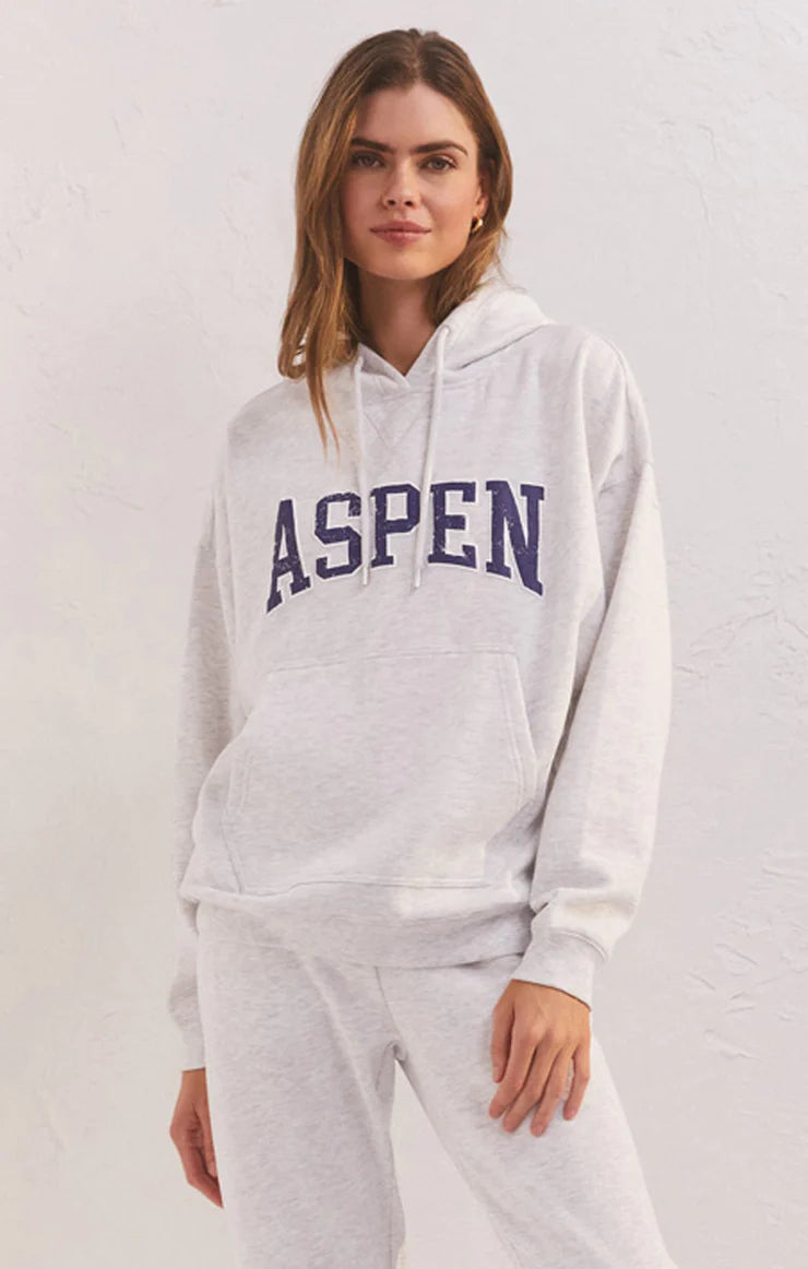 Oversized Aspen Hoodie Light Heather Grey