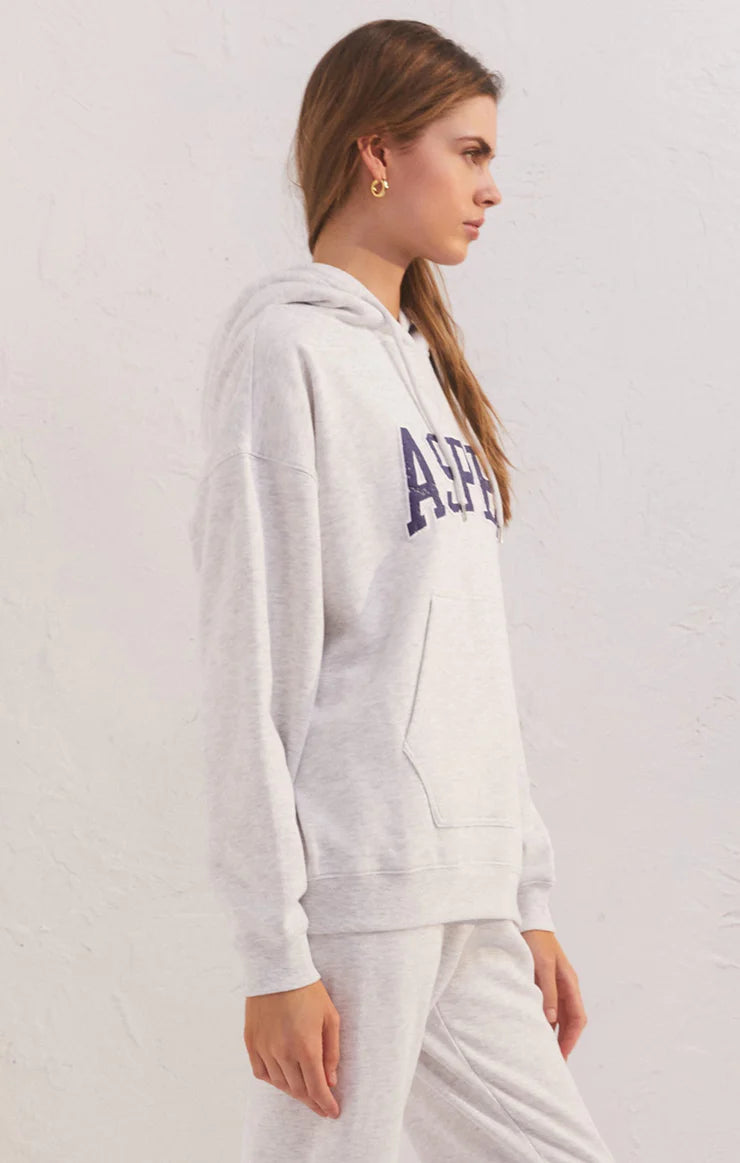 Oversized Aspen Hoodie Light Heather Grey
